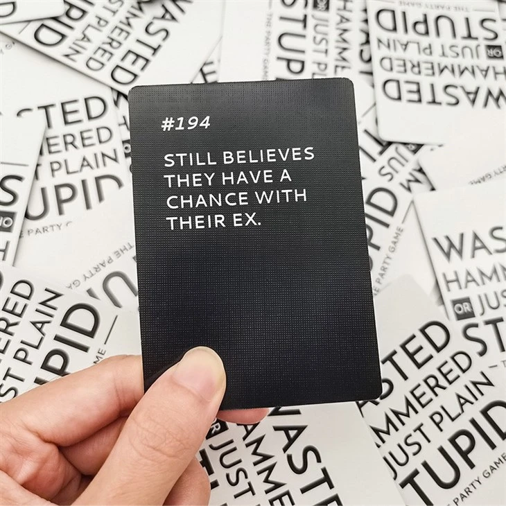 Entertaining Versus Board Game Cards