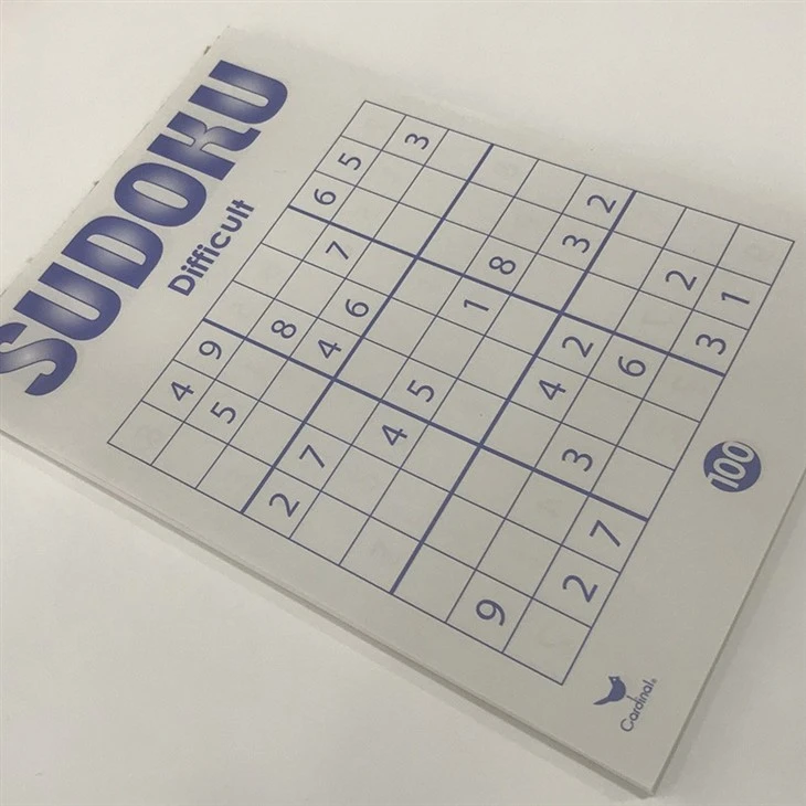 Paper Children's Sudoku Nine-square Grid